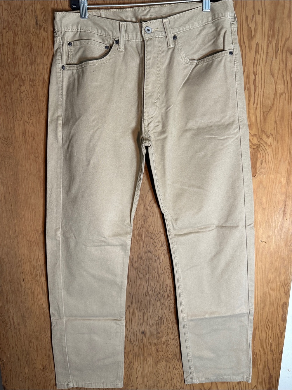 Levi's Slim Straight Beige/Tan Jeans